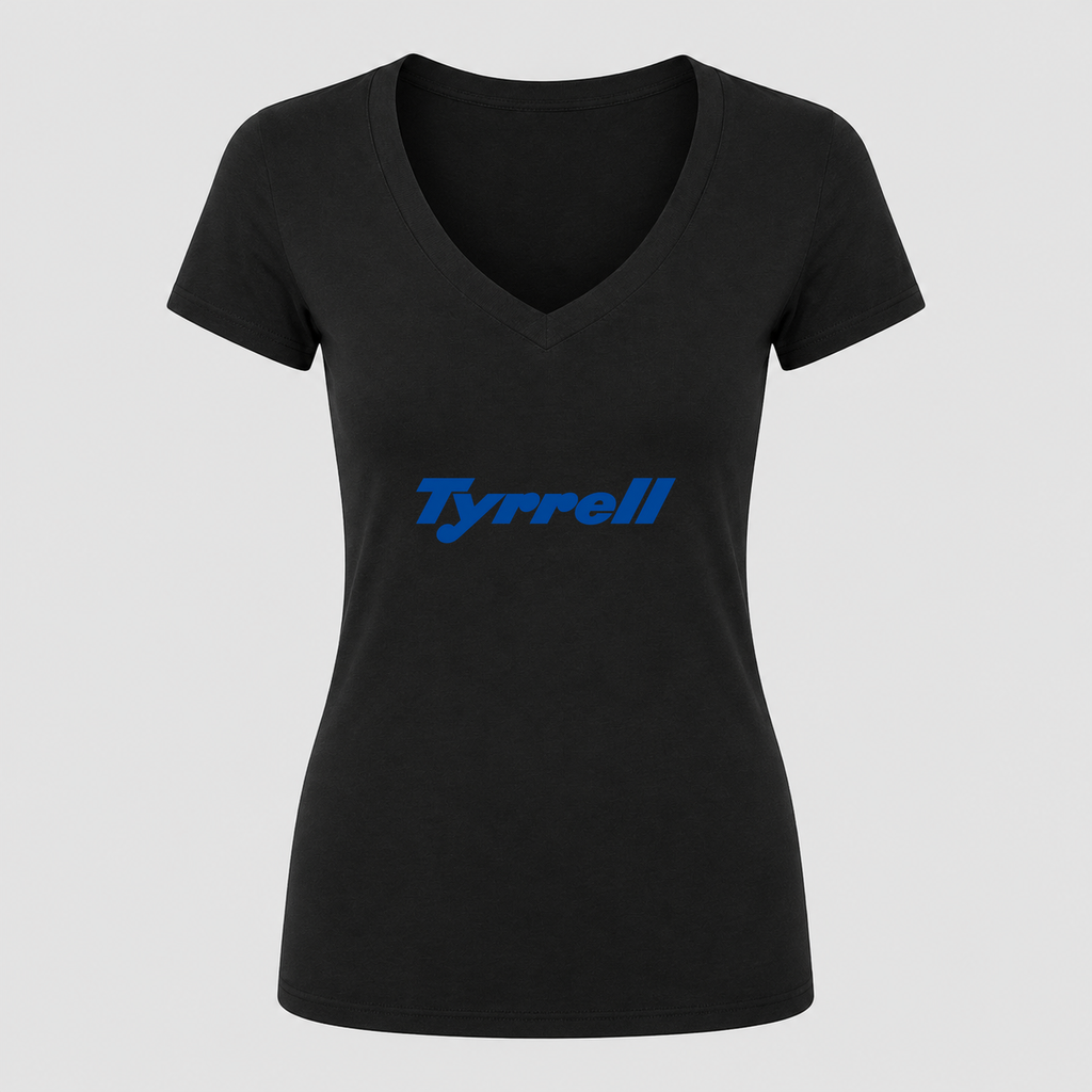 Women's Tyrrell V Neck T-Shirt in black