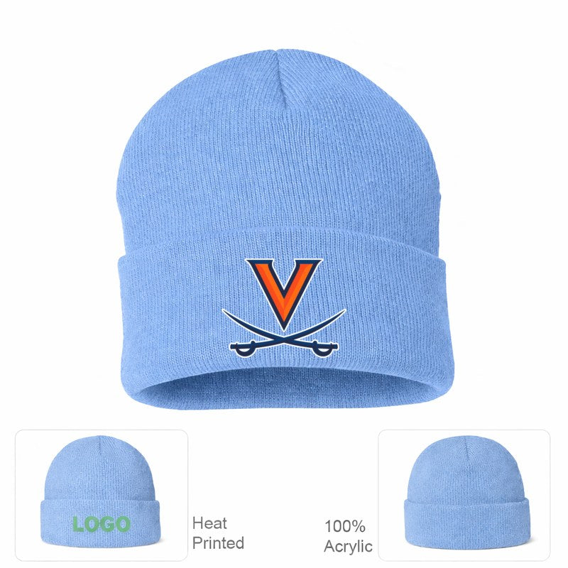 Virginia Cavaliers Sky Blue Beanie Hat