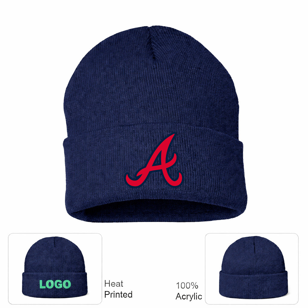 MLB Atlanta Braves Beanie Hat - Navy