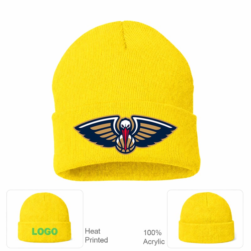 New Orleans Pelicans Yellow Beanie Hat