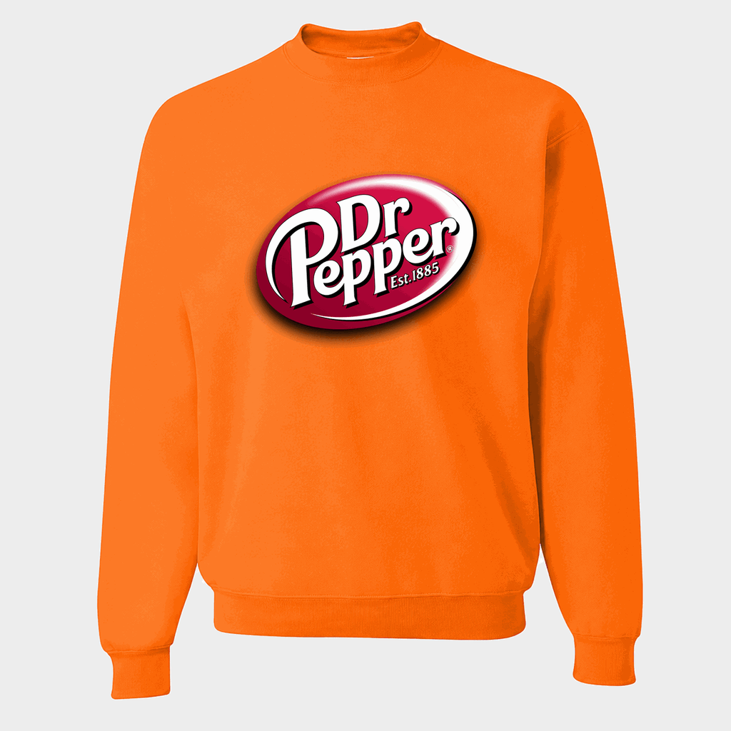 Men's Dr Pepper Crewneck Sweatshirt - Orange