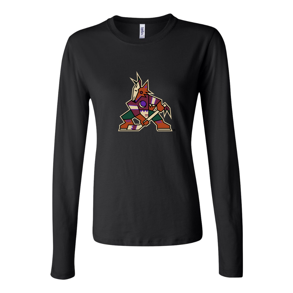 Women's Arizona Coyotes Long Sleeve T-Shirt - Black