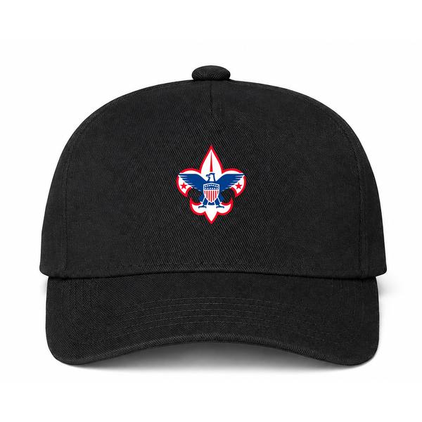 Boy Scout Logo Black Dad Baseball Cap Hat