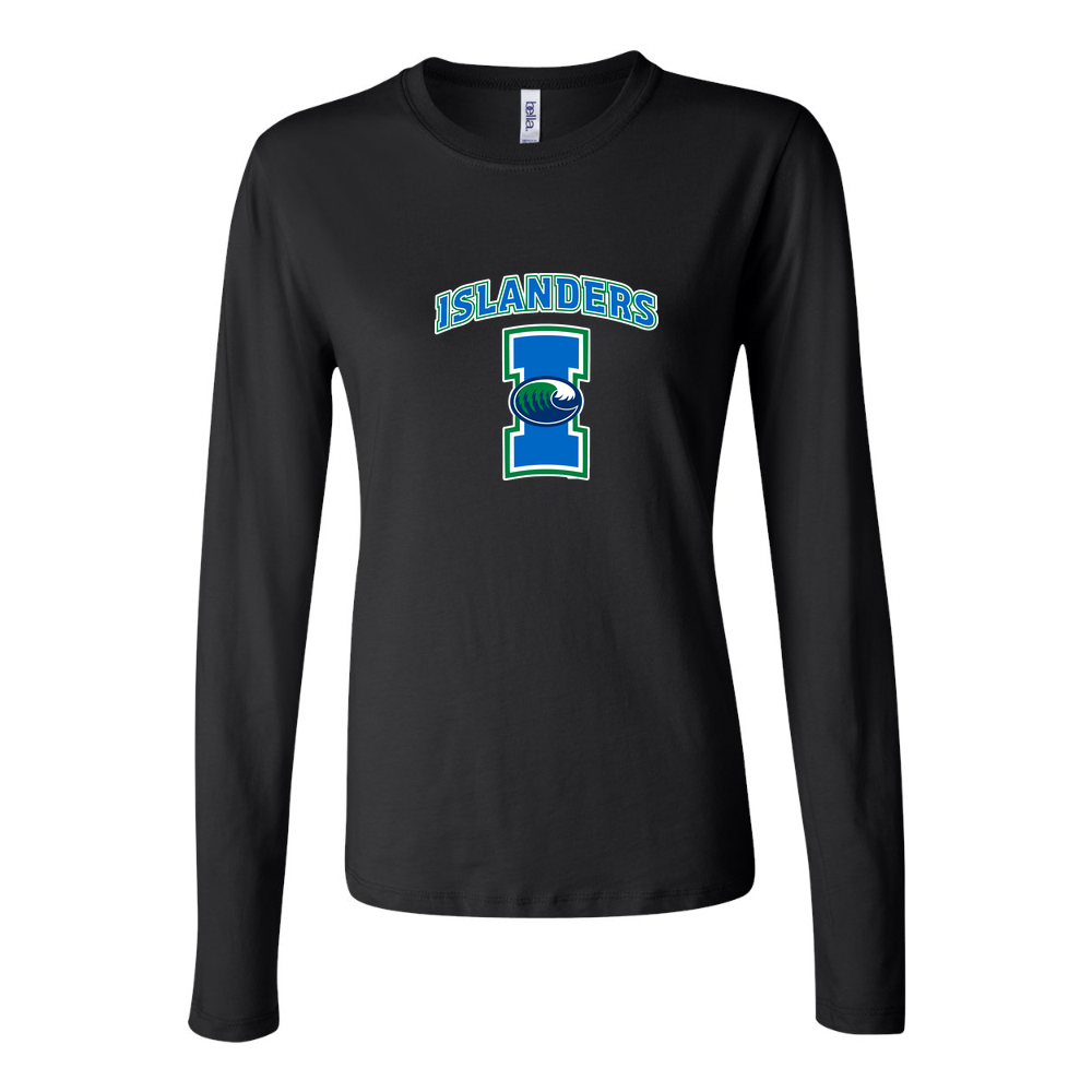 Women's Texas AM CC Islanders Long Sleeve T-Shirt - Black