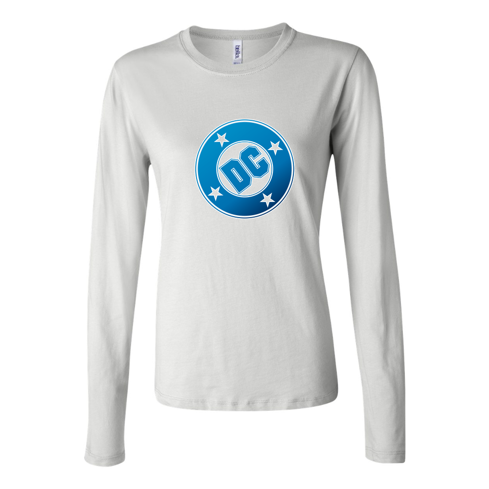 Women's DC Comics Long Sleeve T-Shirt - White