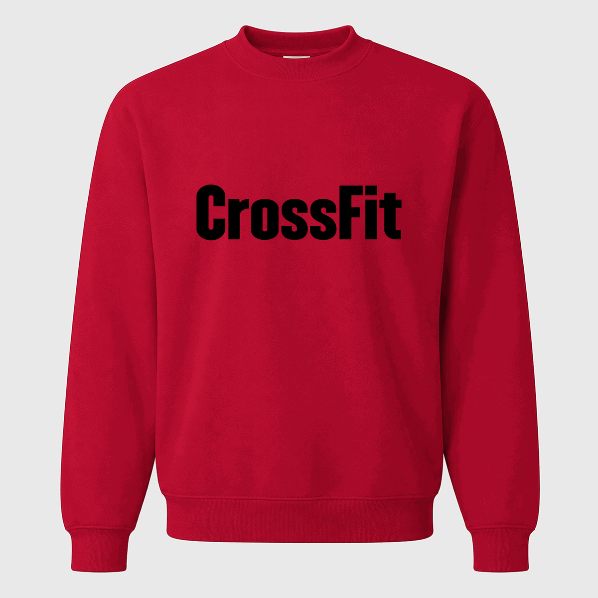 Men's CrossFit Crewneck Sweatshirt - Red
