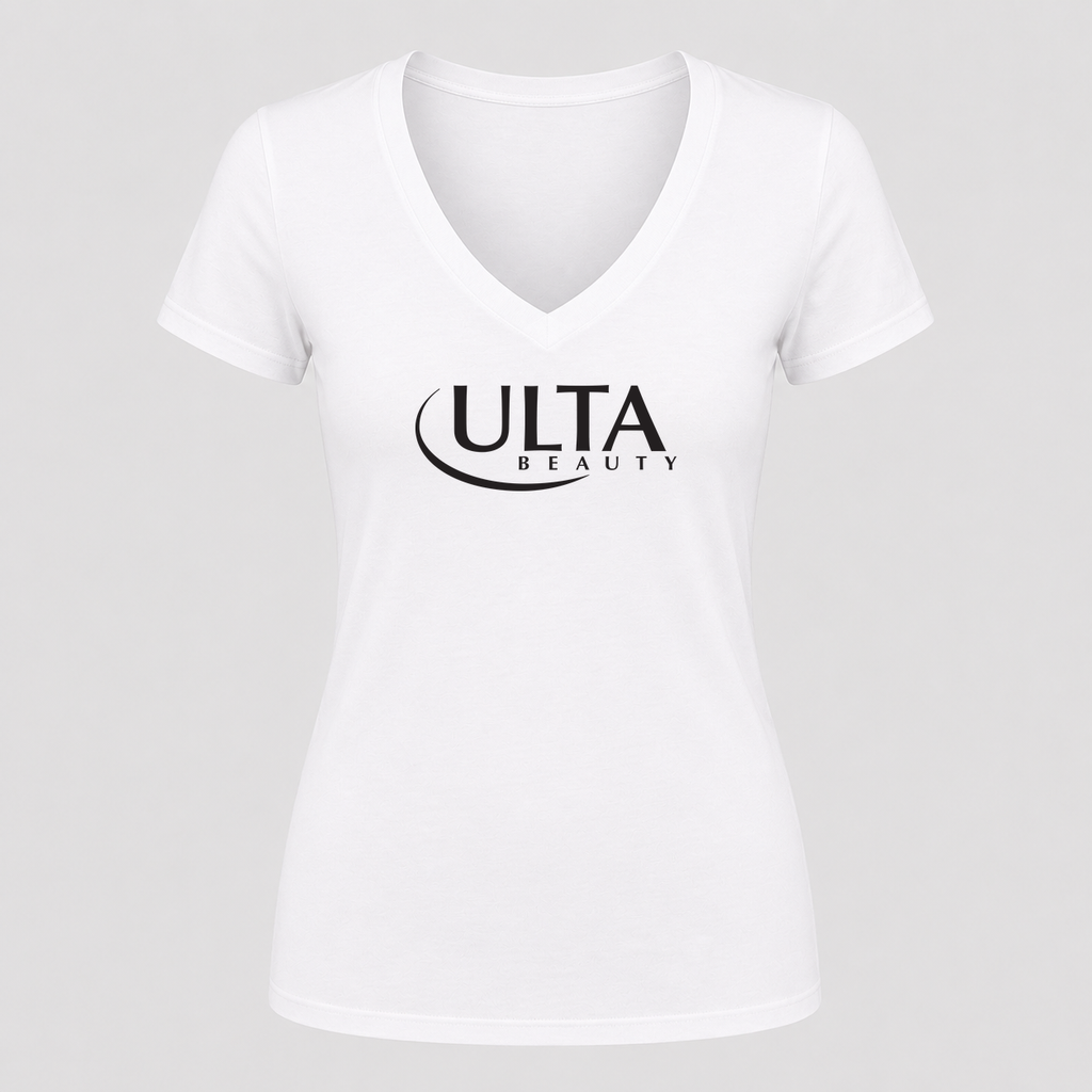 Women's Ulta Beauty V Neck T-Shirt in white