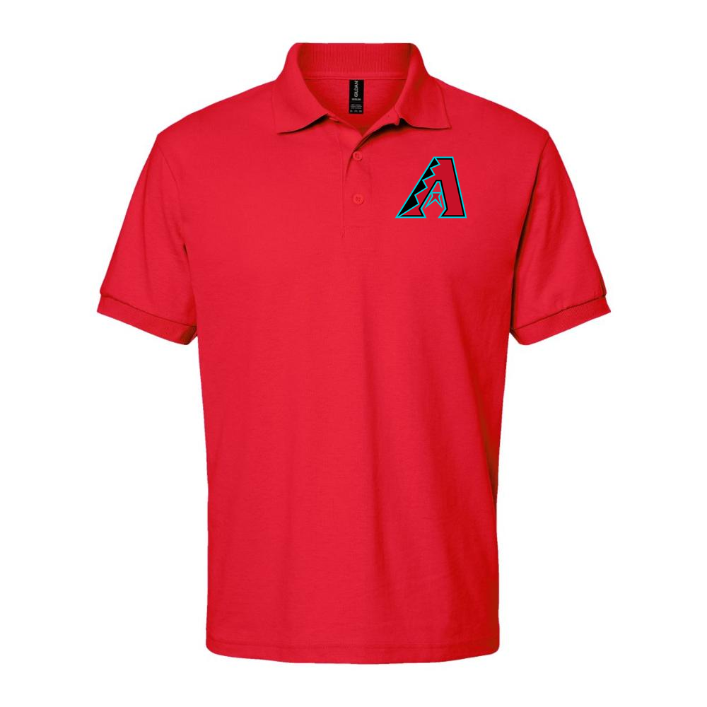 Men's Arizona Diamondbacks Dry Blend Polo - Red