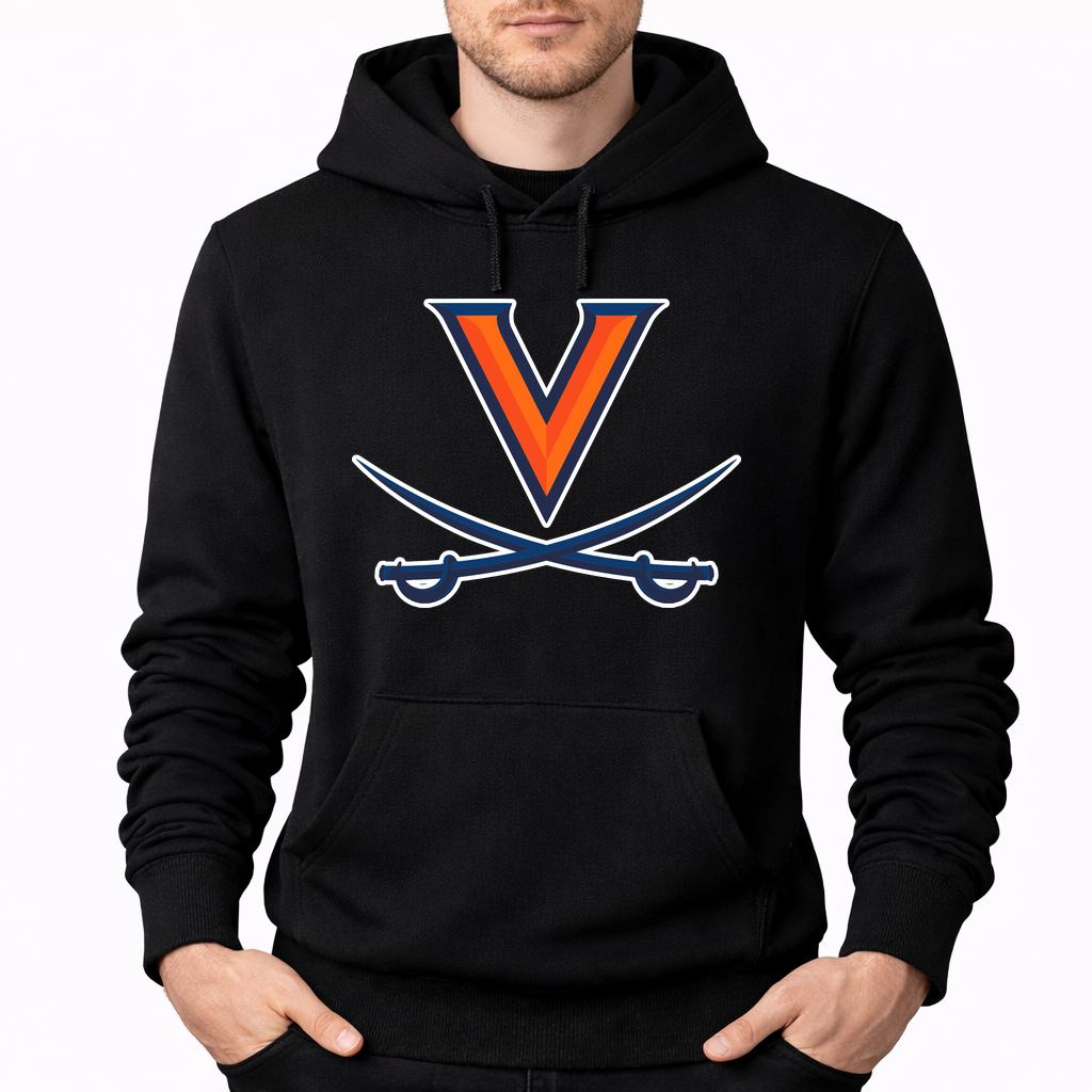 Men's Virginia Cavaliers Pullover Hoodie - Black