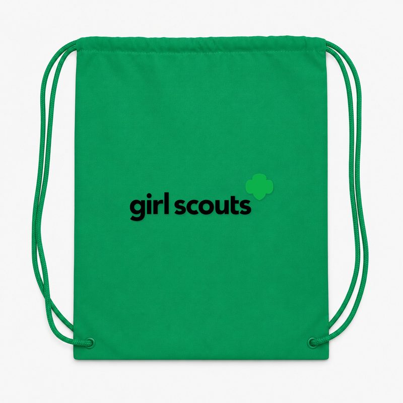 Girl Scout Drawstring Bag - Green