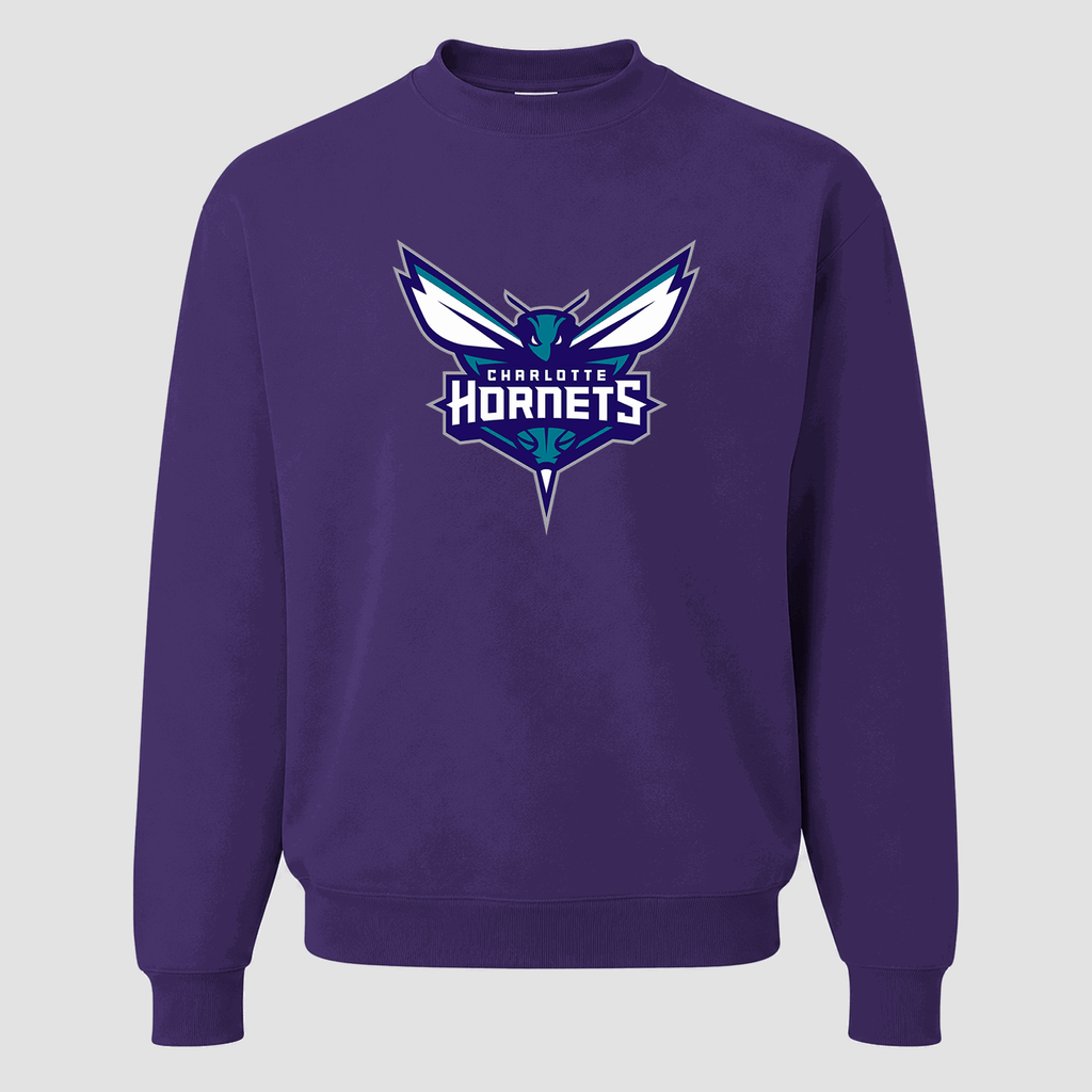 Men's Charlotte Hornets Crewneck Sweatshirt - Purple