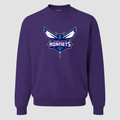 Men's Charlotte Hornets Crewneck Sweatshirt - Purple