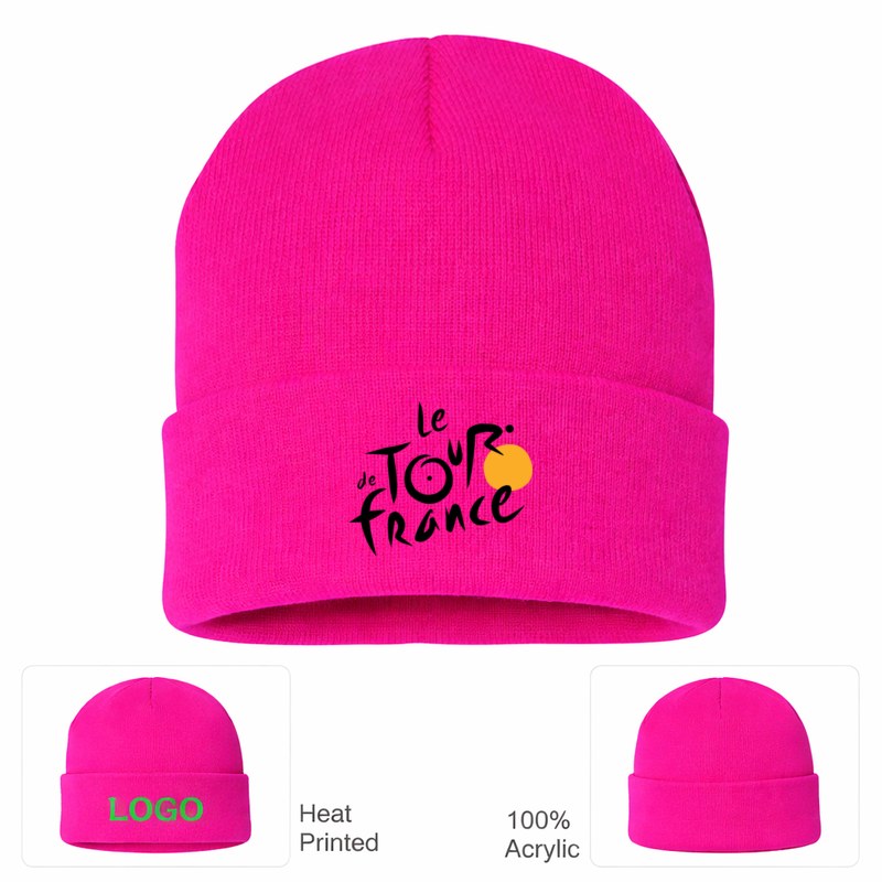 Tour de France Hot Pink Beanie Hat