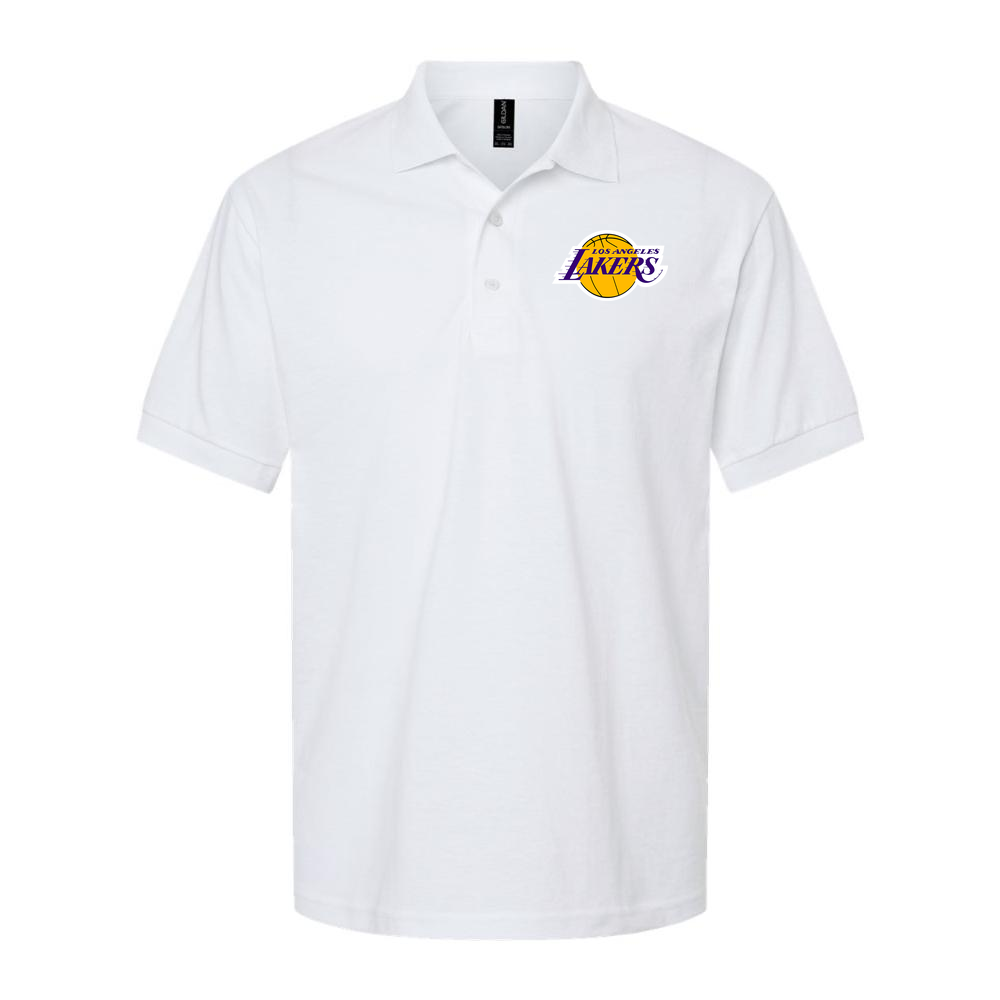 Men's Los Angeles Lakers Dry Blend Polo - White