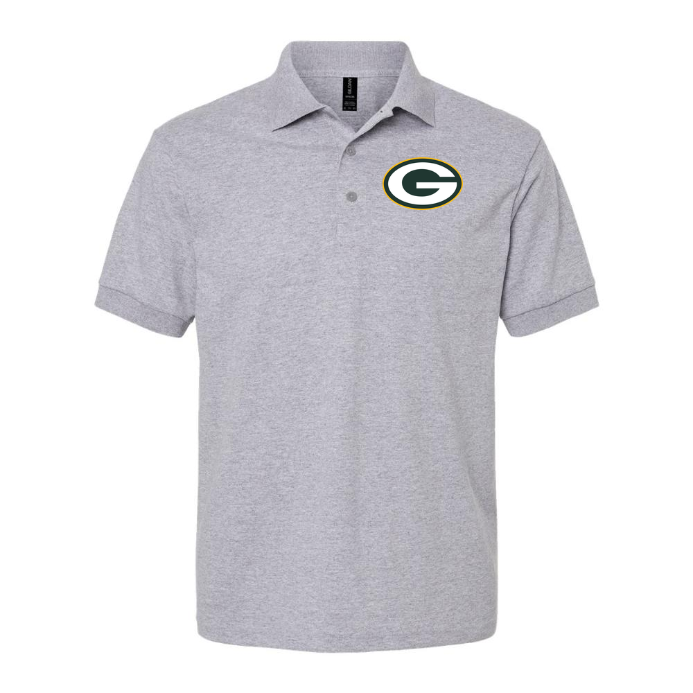 Men's Green Bay Packers Dry Blend Polo - Gray