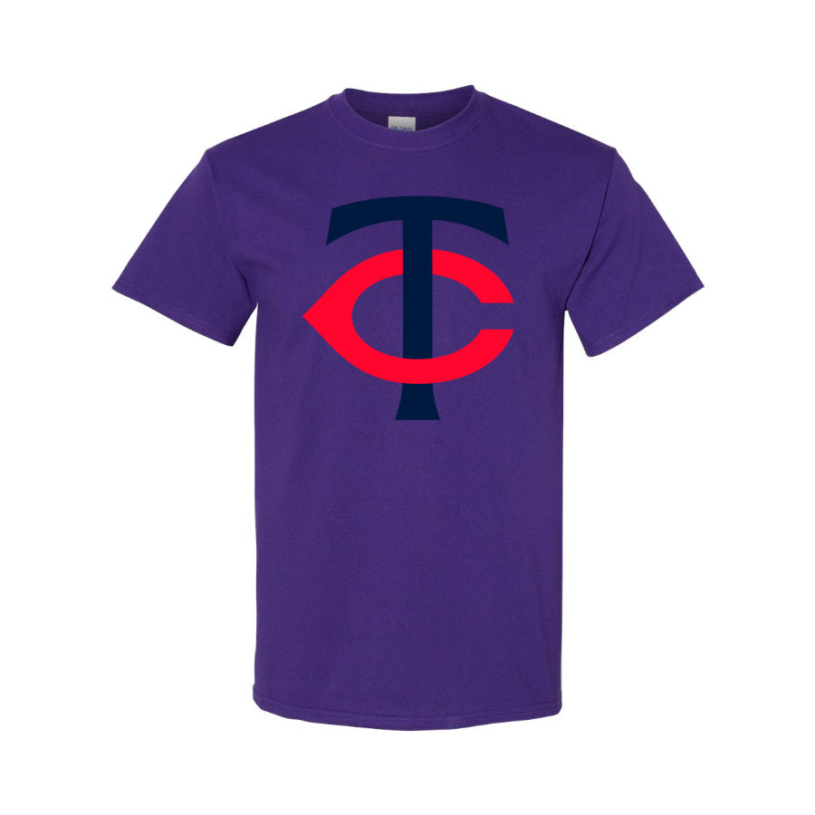 Men's Minnesota Twins Cotton T-Shirt - Purple
