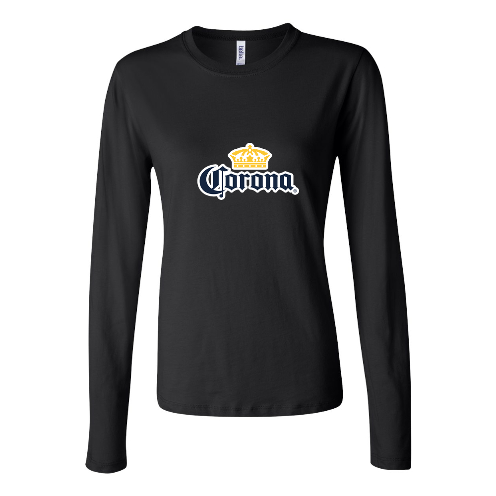 Women's Corona Long Sleeve T-Shirt - Black