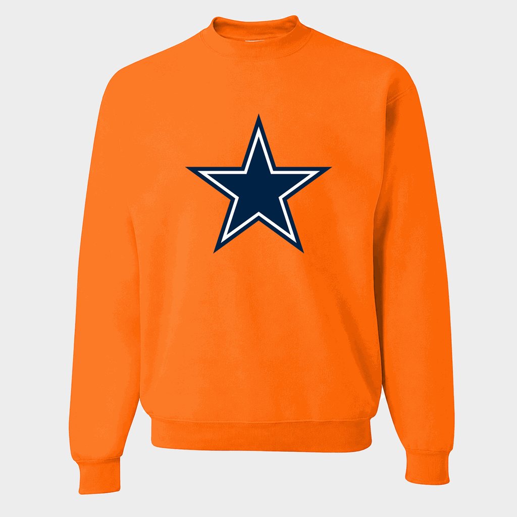Men's Dallas Cowboys Crewneck Sweatshirt - Orange