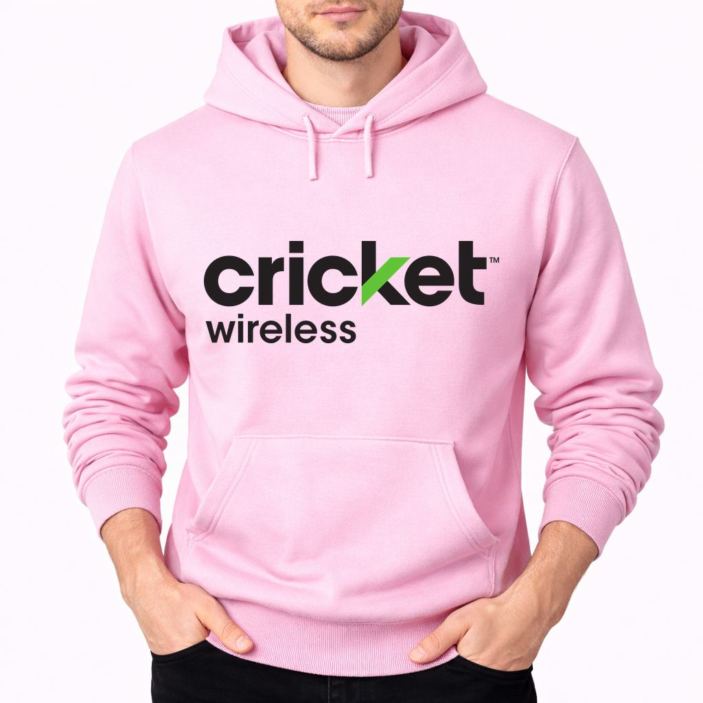 Men's Cricket Wireless Pullover Hoodie - Pink