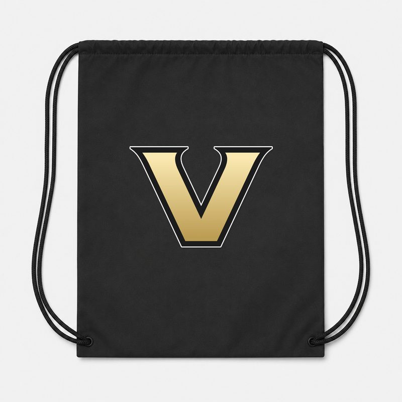 Vanderbilt Commodores Drawstring Bag - Black
