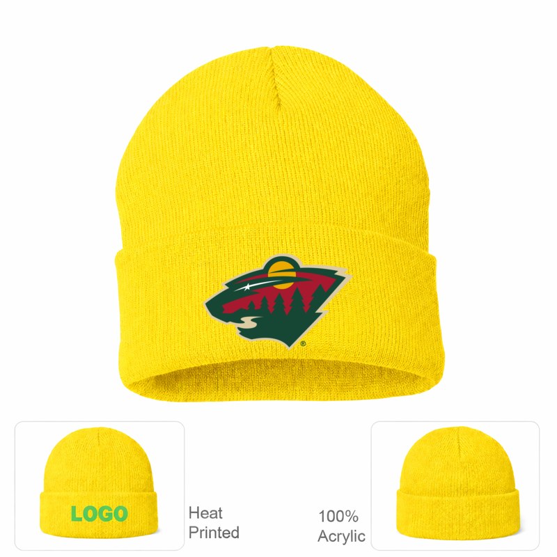 Minnesota Wild Yellow Beanie Hat