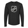 Men's NHL Shield Long sleeves Cotton Blend T-Shirt - Black
