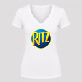 Women's Ritz V Neck T-Shirt in white