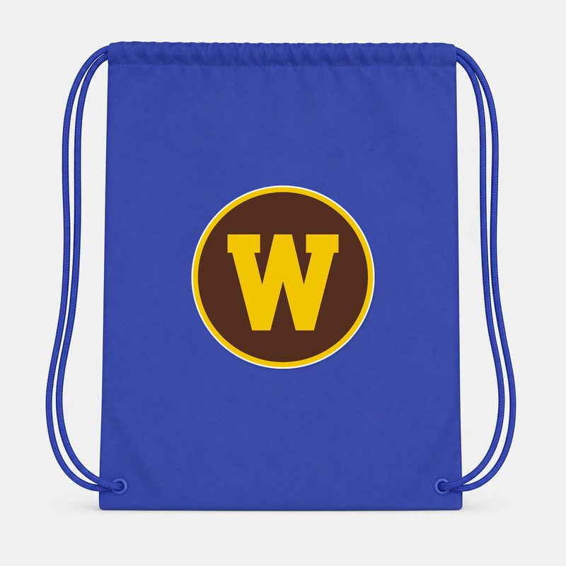 Western Michigan Broncos Drawstring Bag - Blue