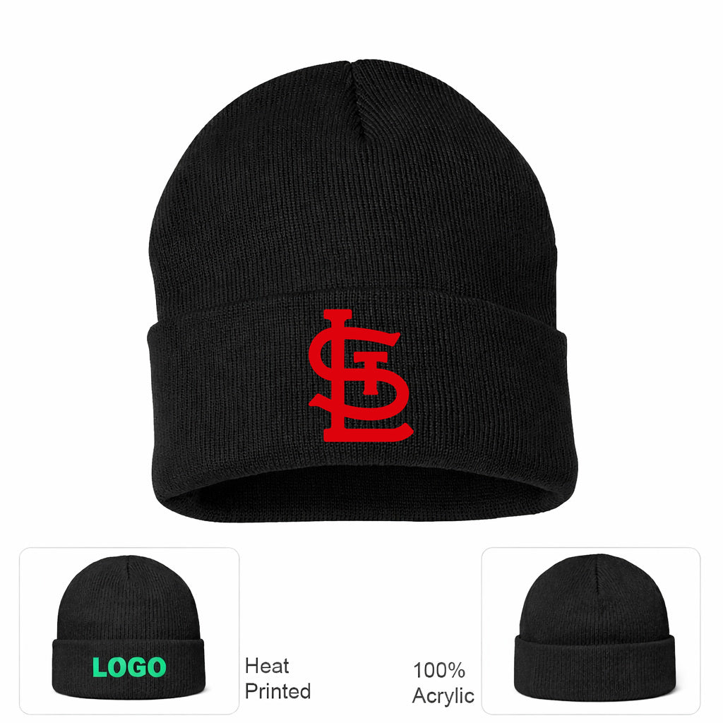 MLB St. Louis Cardinals Beanie Hat - Black