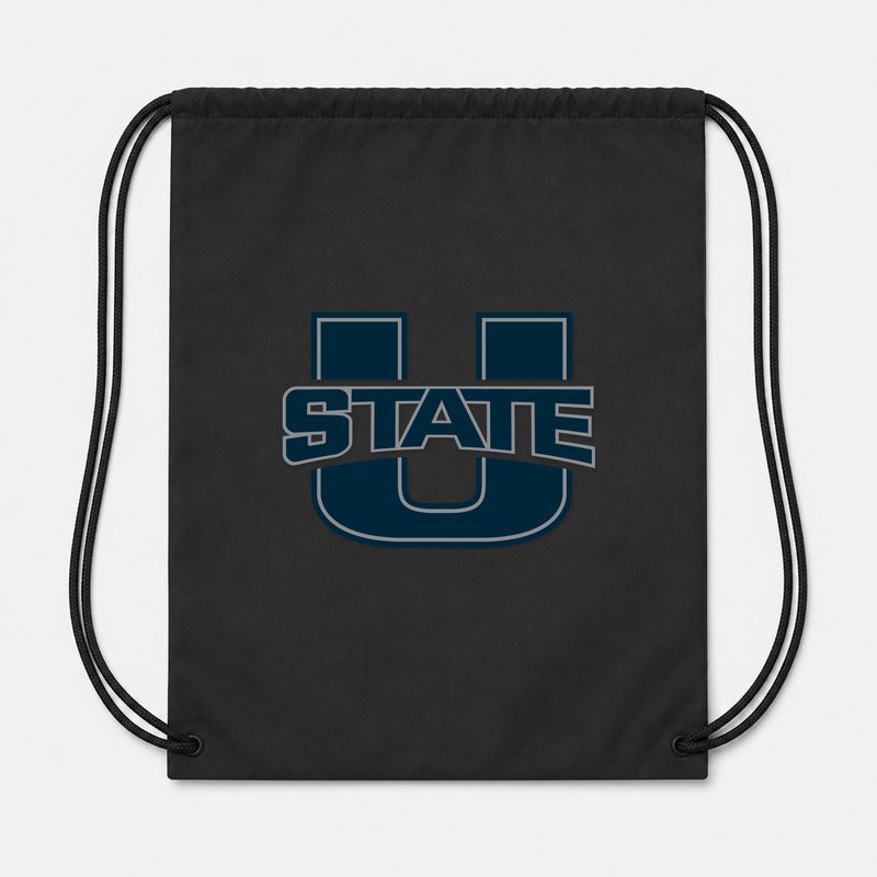 Utah State Aggies Drawstring Bag - Black