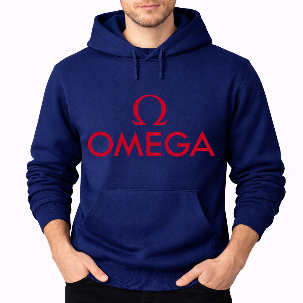 Men's Omega Pullover Hoodie - Navy