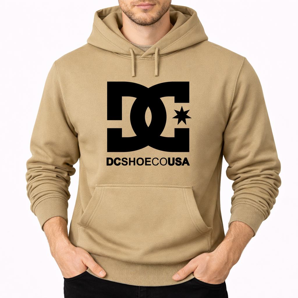 Men's DC Pullover Hoodie - Tan