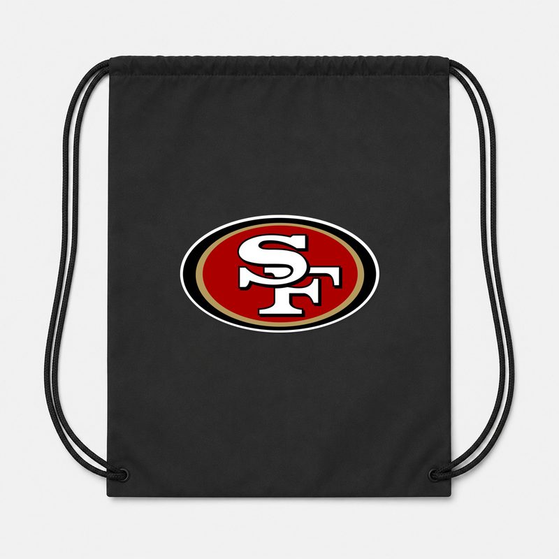 San Francisco 49ers Drawstring Bag - Black