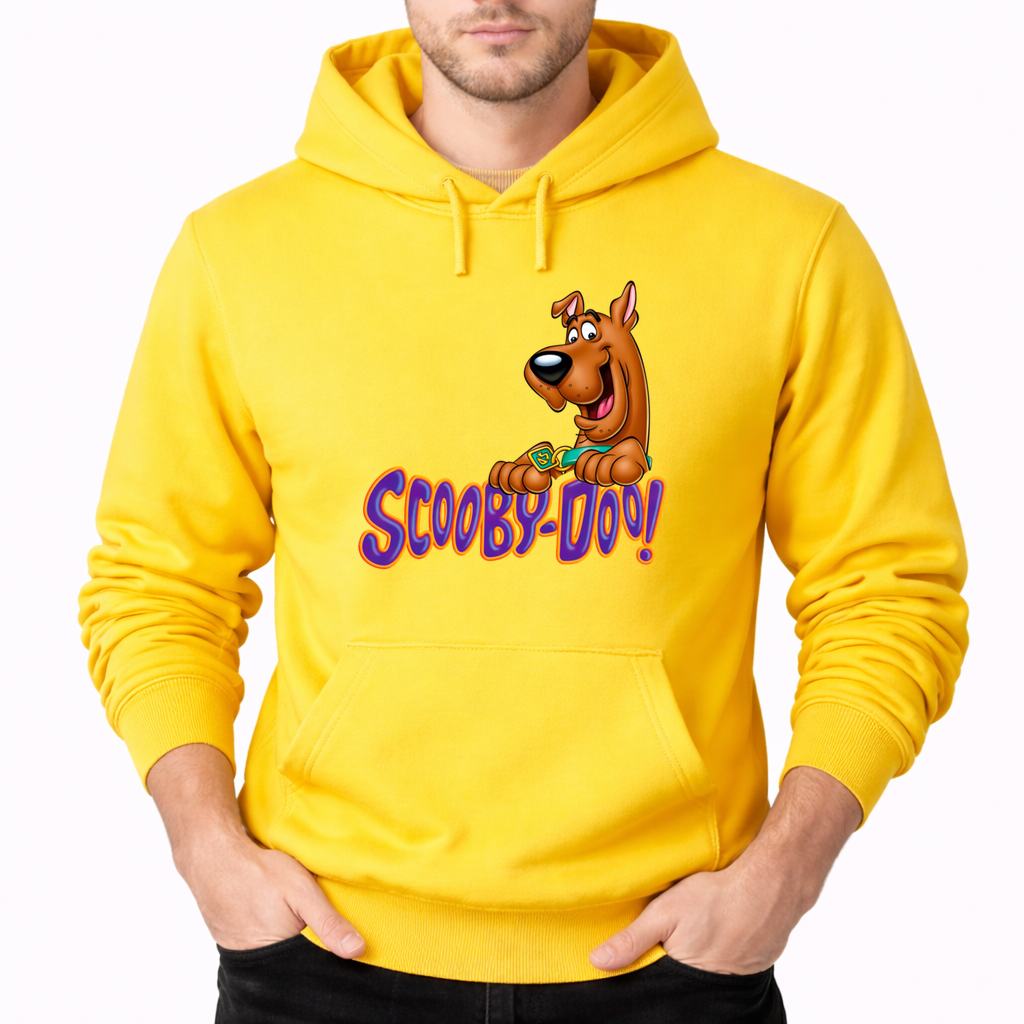 Men's Scooby-Doo Pullover Hoodie - Yellow
