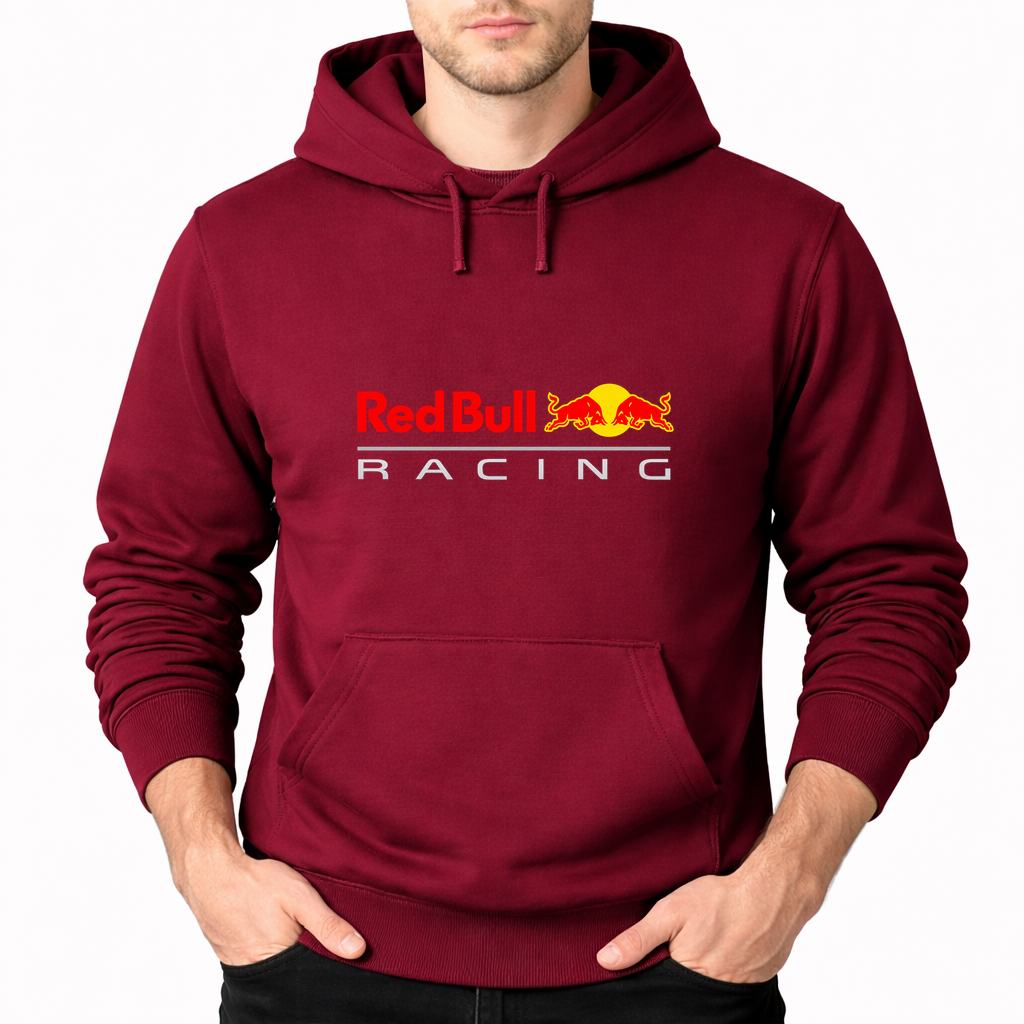 Men's Red Bull Racing Pullover Hoodie - Burgundy