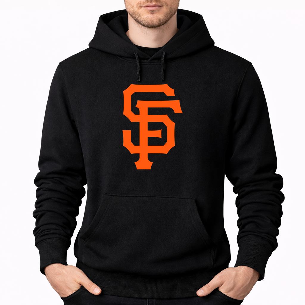 Men's San Francisco Giants Pullover Hoodie - Black