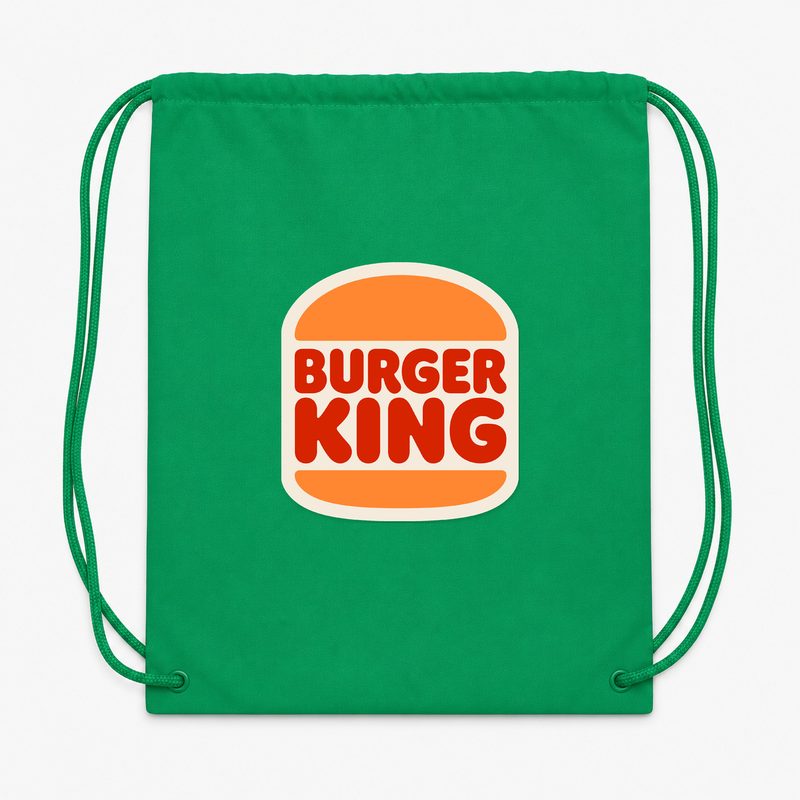 Burger King Drawstring Bag - Green