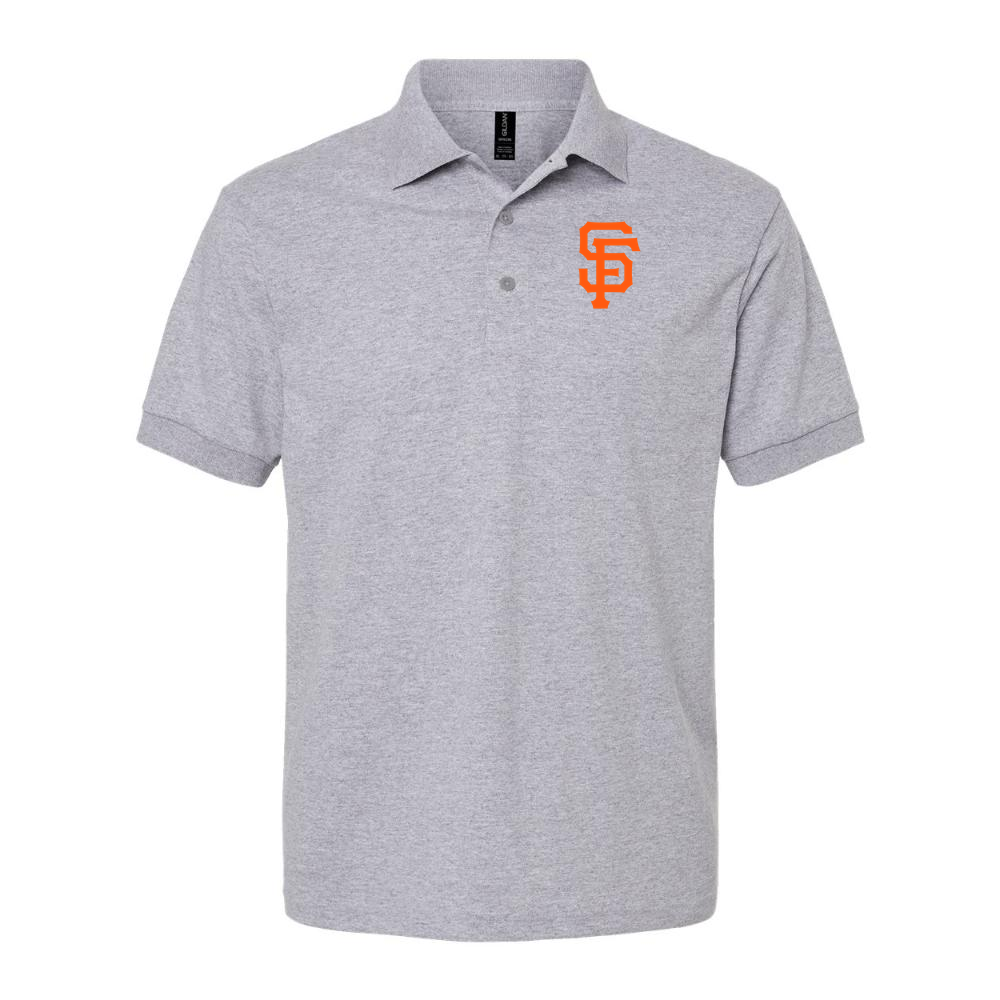 Men's San Francisco Giants Dry Blend Polo - Gray