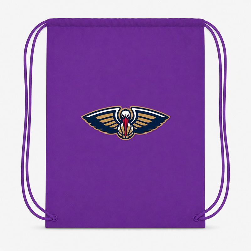 New Orleans Pelicans Drawstring Bag - Purple