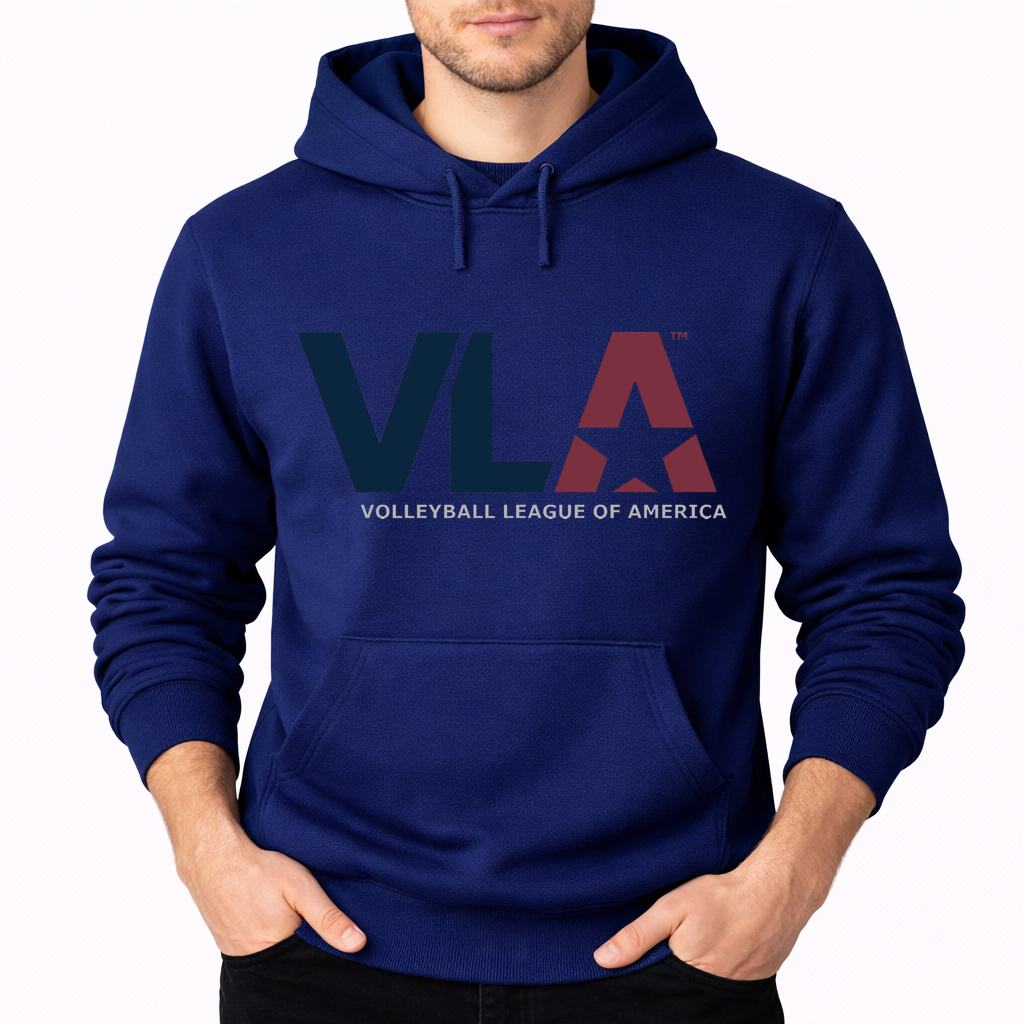 Men's American-Volleyball-League Pullover Hoodie - Navy