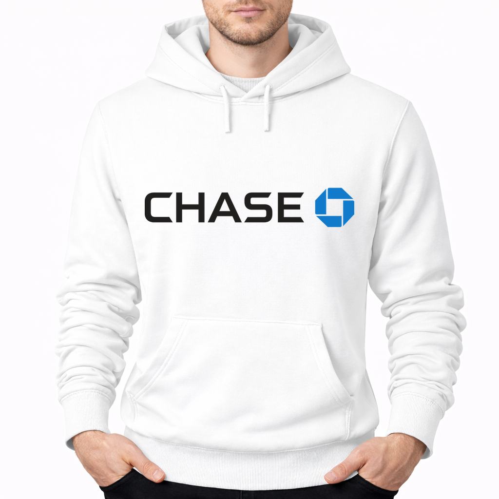 Men's Chase Black Pullover Hoodie - White