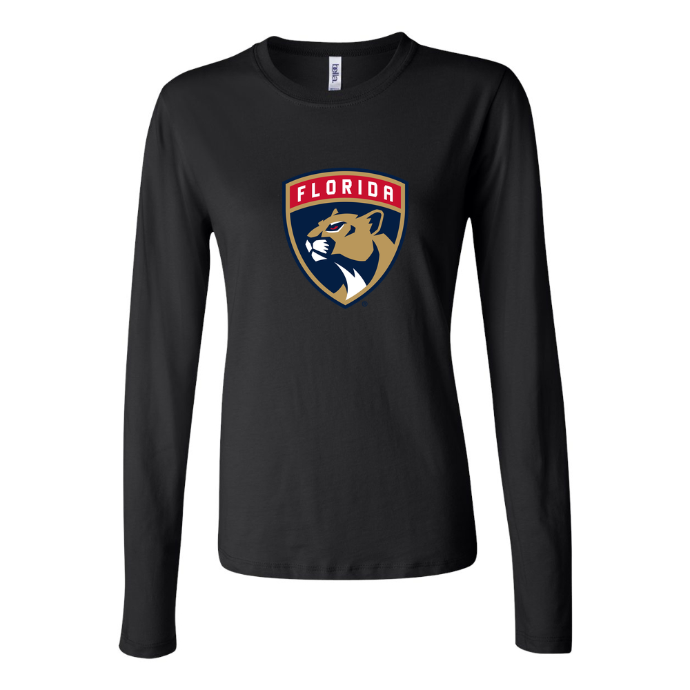 Women's Florida Panthers Long Sleeve T-Shirt - Black