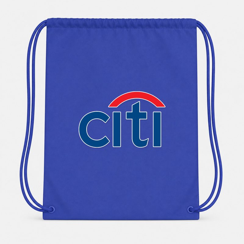 Citi Bank Drawstring Bag - Blue