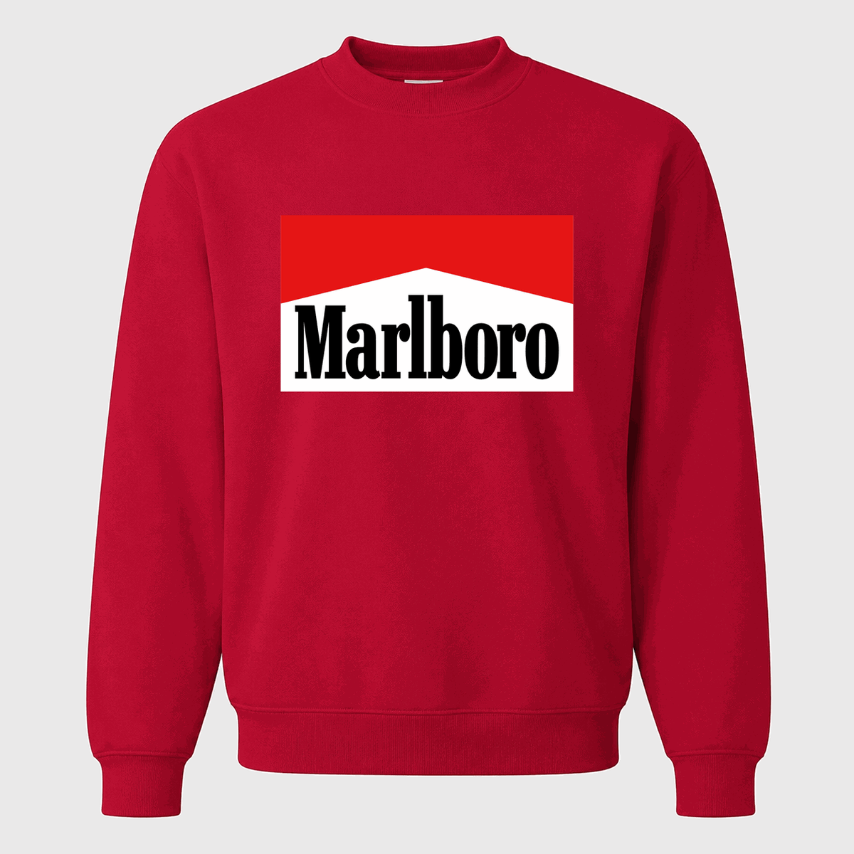 Men's Marlboro Crewneck Sweatshirt - Red