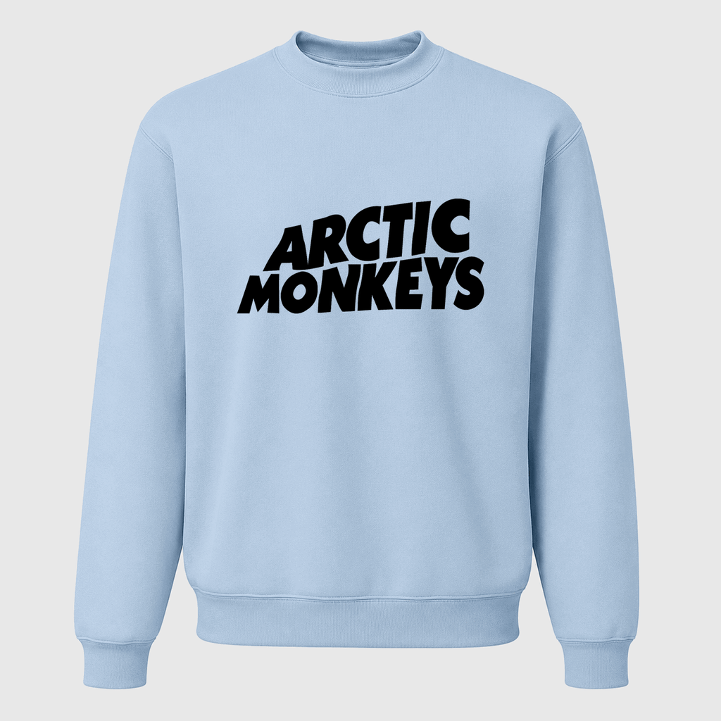 Men's Arctic Monkeys Crewneck Sweatshirt - Sky Blue