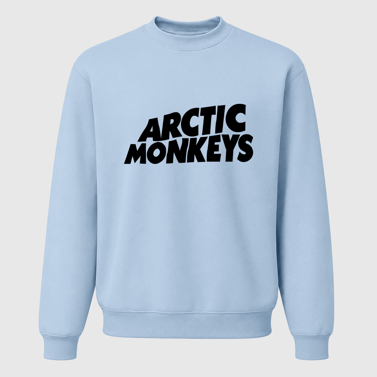 Men's Arctic Monkeys Crewneck Sweatshirt - Sky Blue