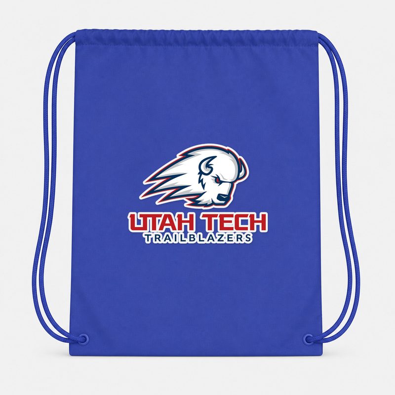 Utah Tech Trailblazers Drawstring Bag - Blue