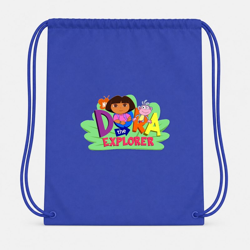 Dora The Explorer 001 Drawstring Bag - Blue