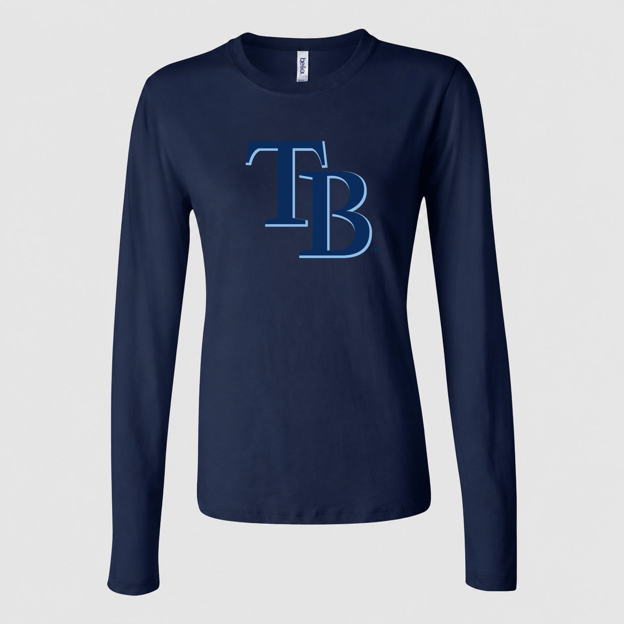 Women's Tampa Bay Rays Long Sleeve T-Shirt - Navy
