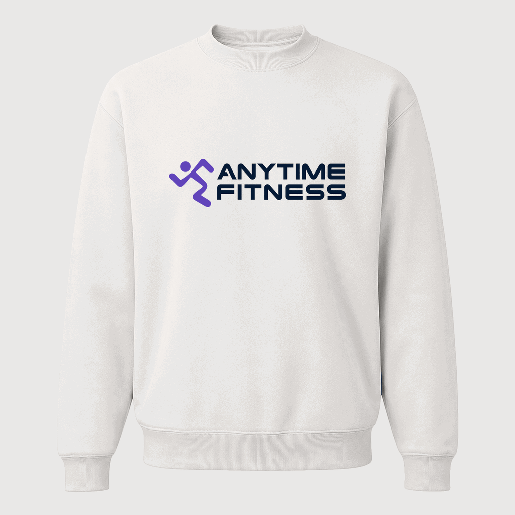 Men's Anytime Fitness Crewneck Sweatshirt - White
